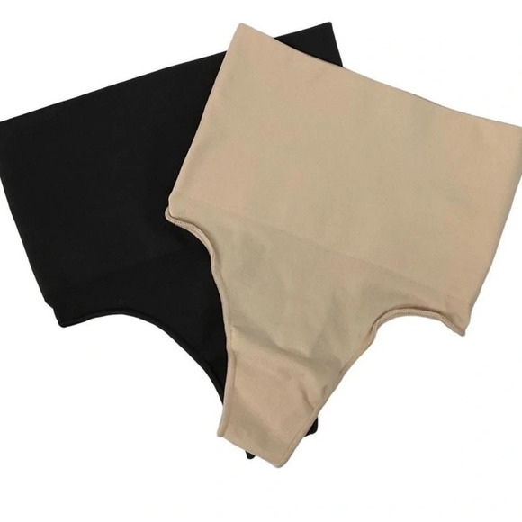 SKIMS Core Control Thongs (set of 2) - Onyx & Mica - Picture 1 of 6